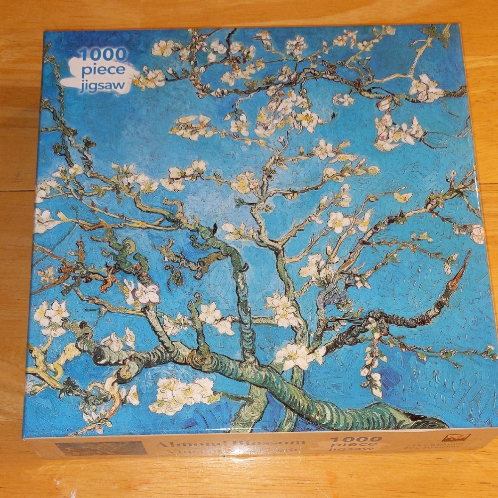Vincent Van Gogh Jigsaw Puzzle Almond Blossom 1000 Pc Art Puzzle Tree Flower NEW